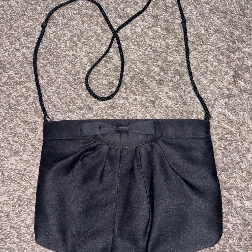 Elegant Black Women's Crossbody Vintage Handmade